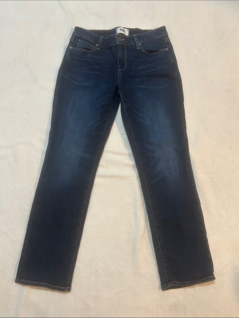 PAIGE Jeans Brigette Dark Wash Straight Leg Size 26